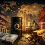 Global power oil, gold, and currency
