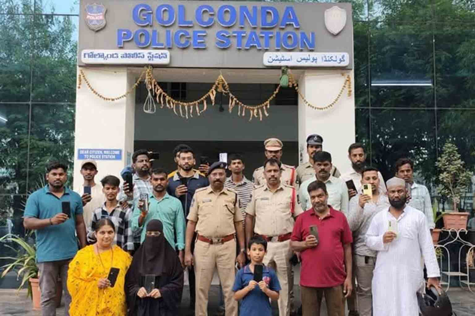 Golconda Police Recover 24 Lost Mobile Phones Through CEIR Portal in Hyderabad