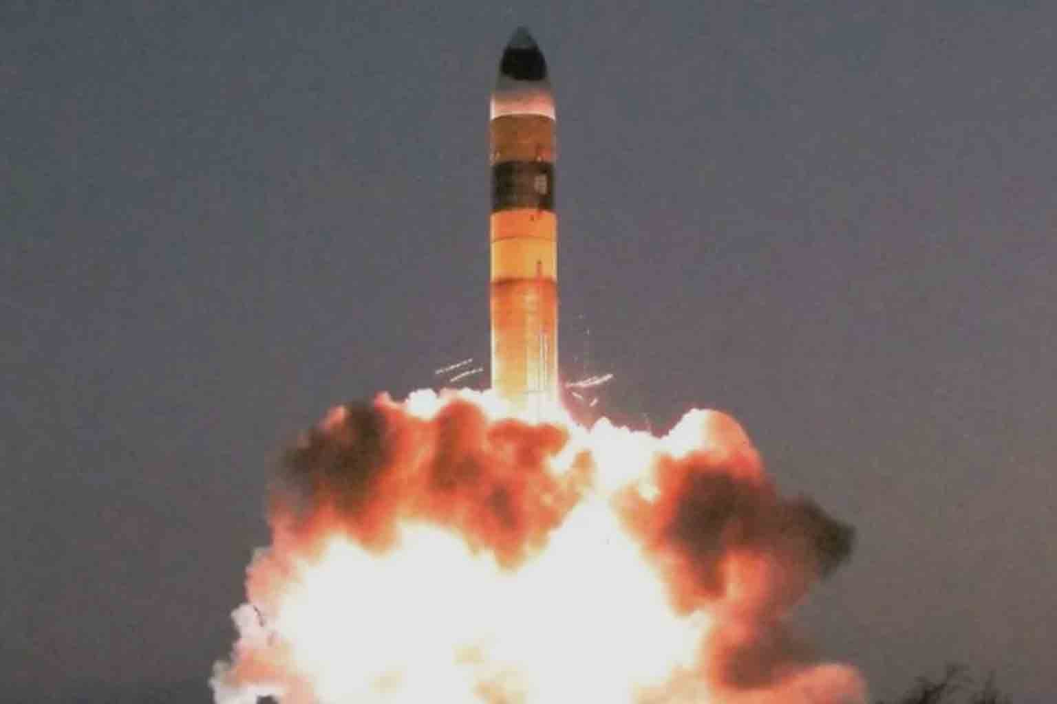 India successfully tested an advanced Agni missile