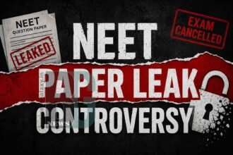 NEET paper leak controversy