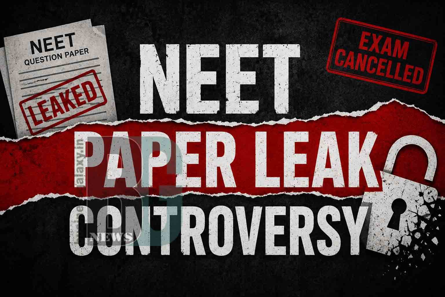 NEET paper leak controversy
