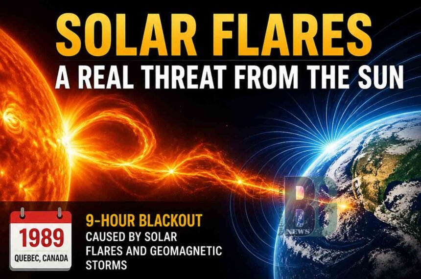 Solar Flares and Power Blackouts