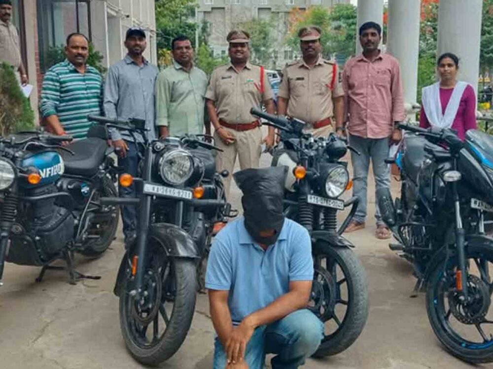 RGIA Police Arrest Inter State Bike Theft Offender