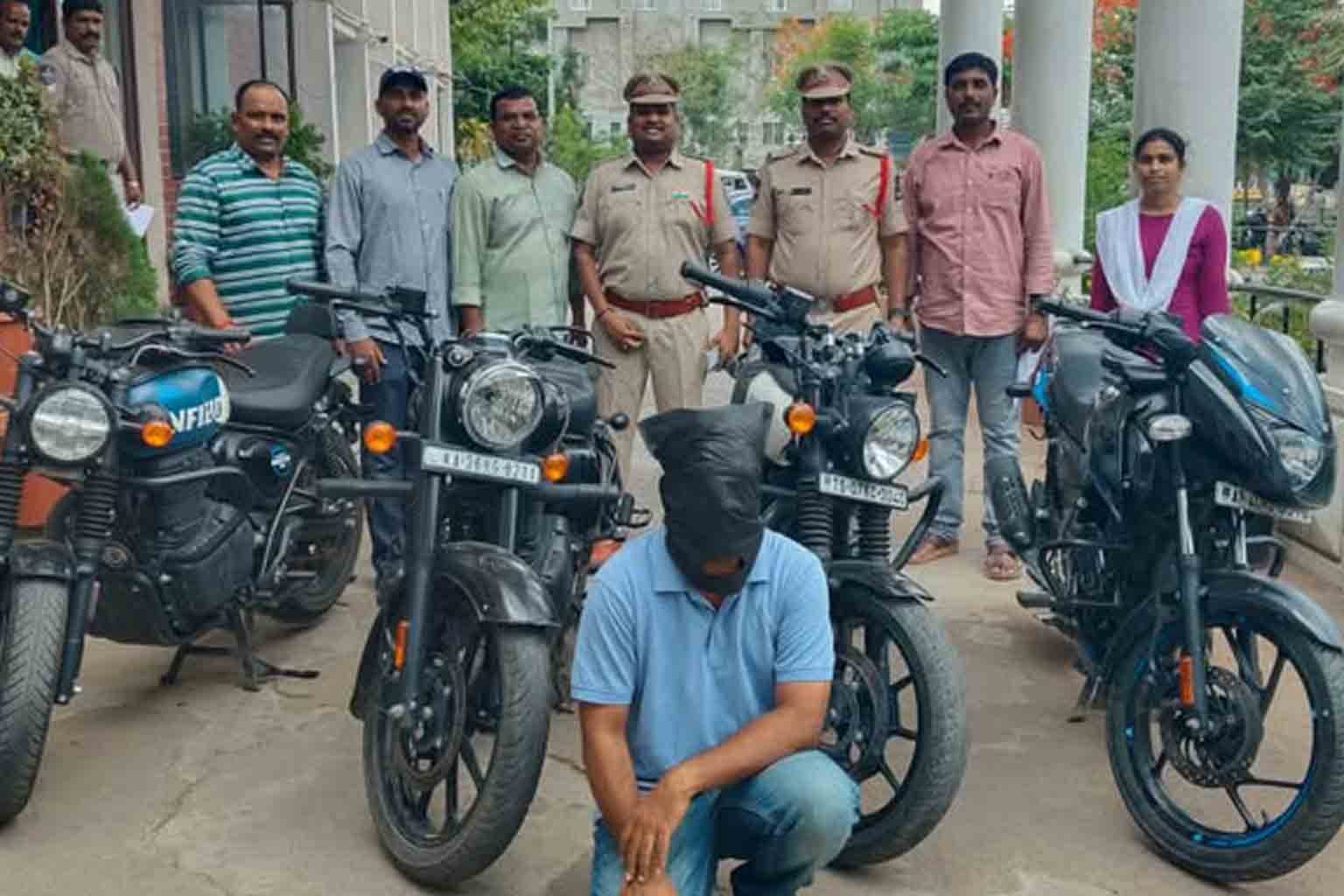 RGIA Police Arrest Inter State Bike Theft Offender