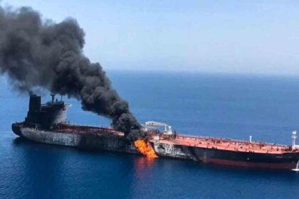 unidentified projectile off the coast of Oman