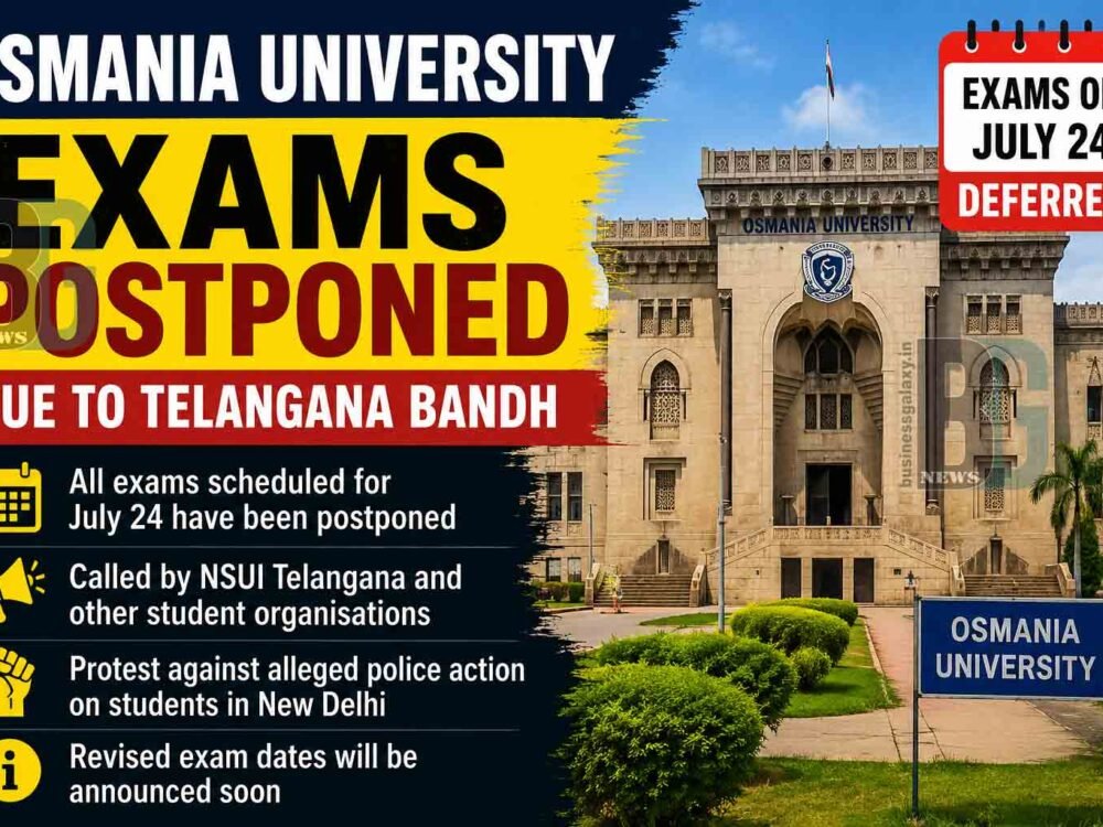 Exams postponed at Osmania University