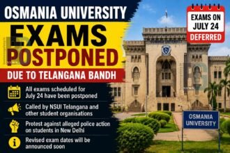 Exams postponed at Osmania University