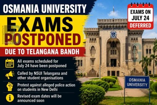 Exams postponed at Osmania University