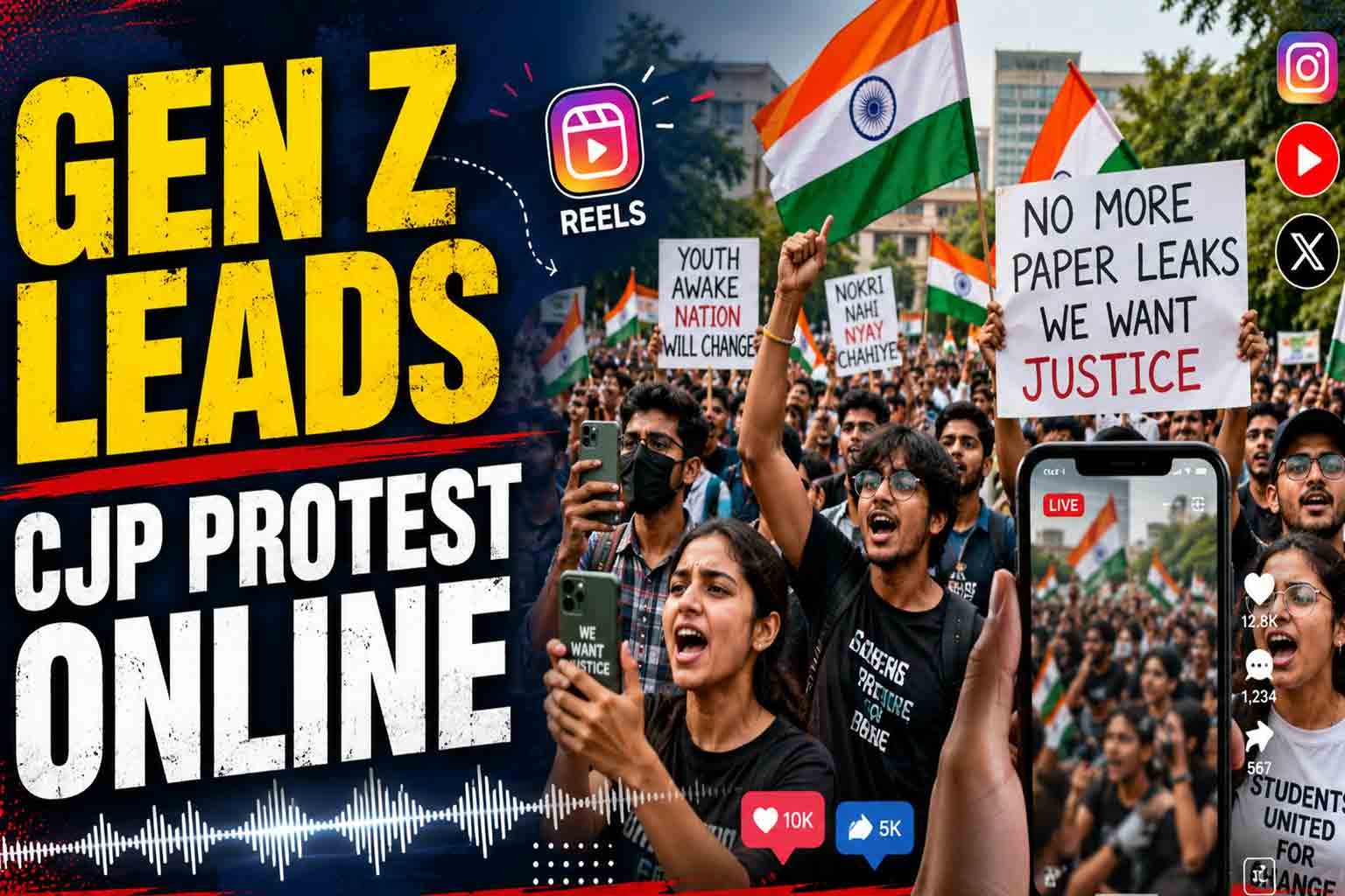 Gen Z leads online protest movement