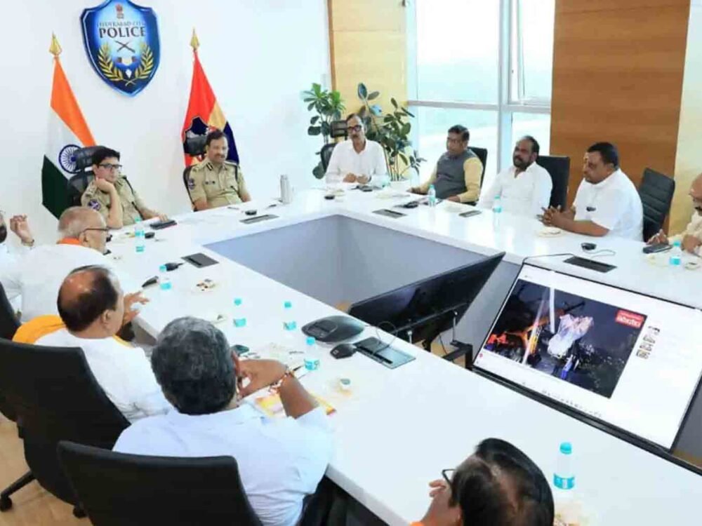 Hyderabad Commissioner Advises Safe Ganesh Idol Heights