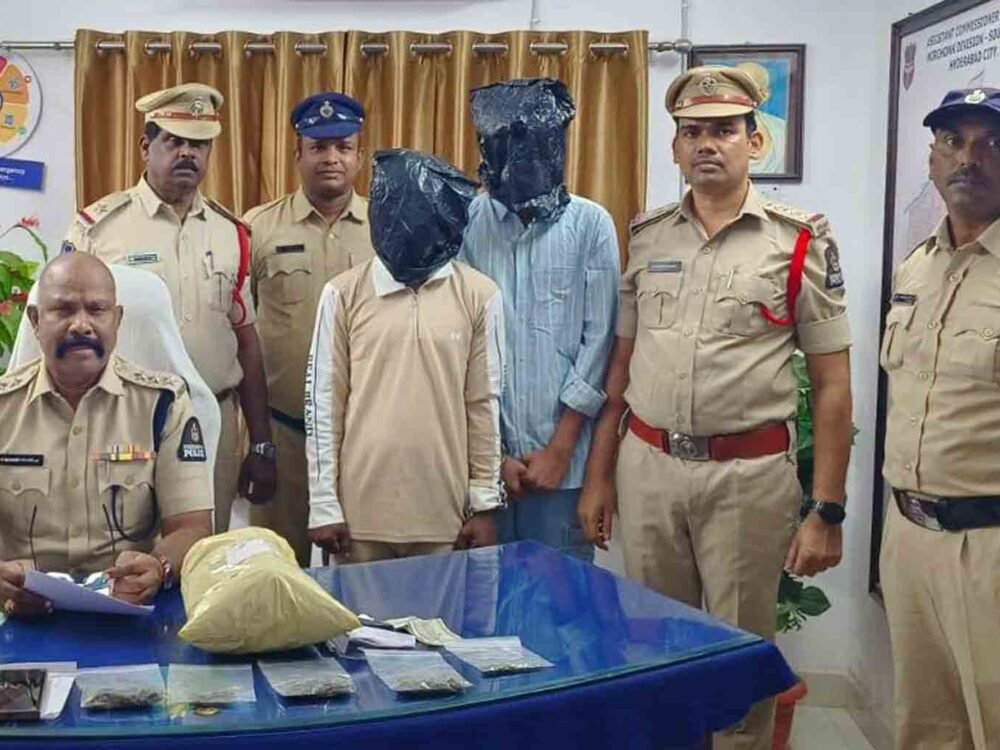 Hyderabad Police Arrest Two Drug Peddlers