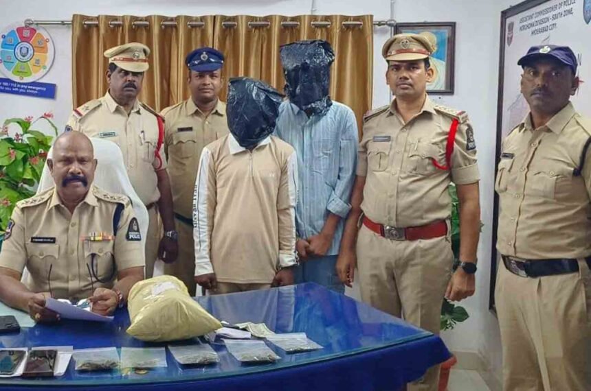 Hyderabad Police Arrest Two Drug Peddlers