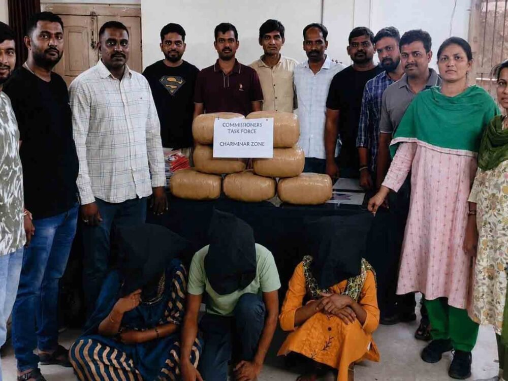 Hyderabad Police Bust Interstate Ganja Trafficking Racket