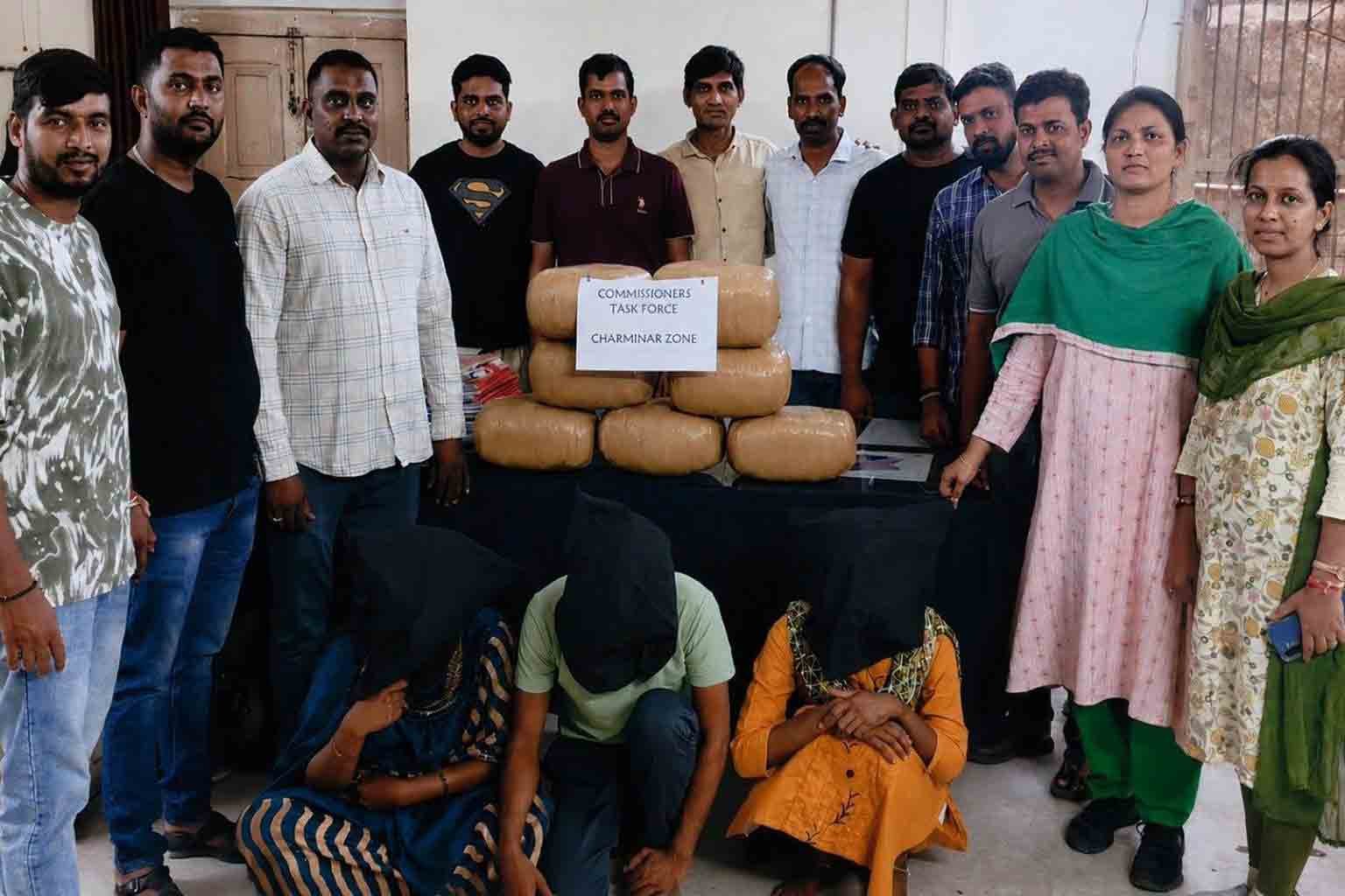 Hyderabad Police Bust Interstate Ganja Trafficking Racket