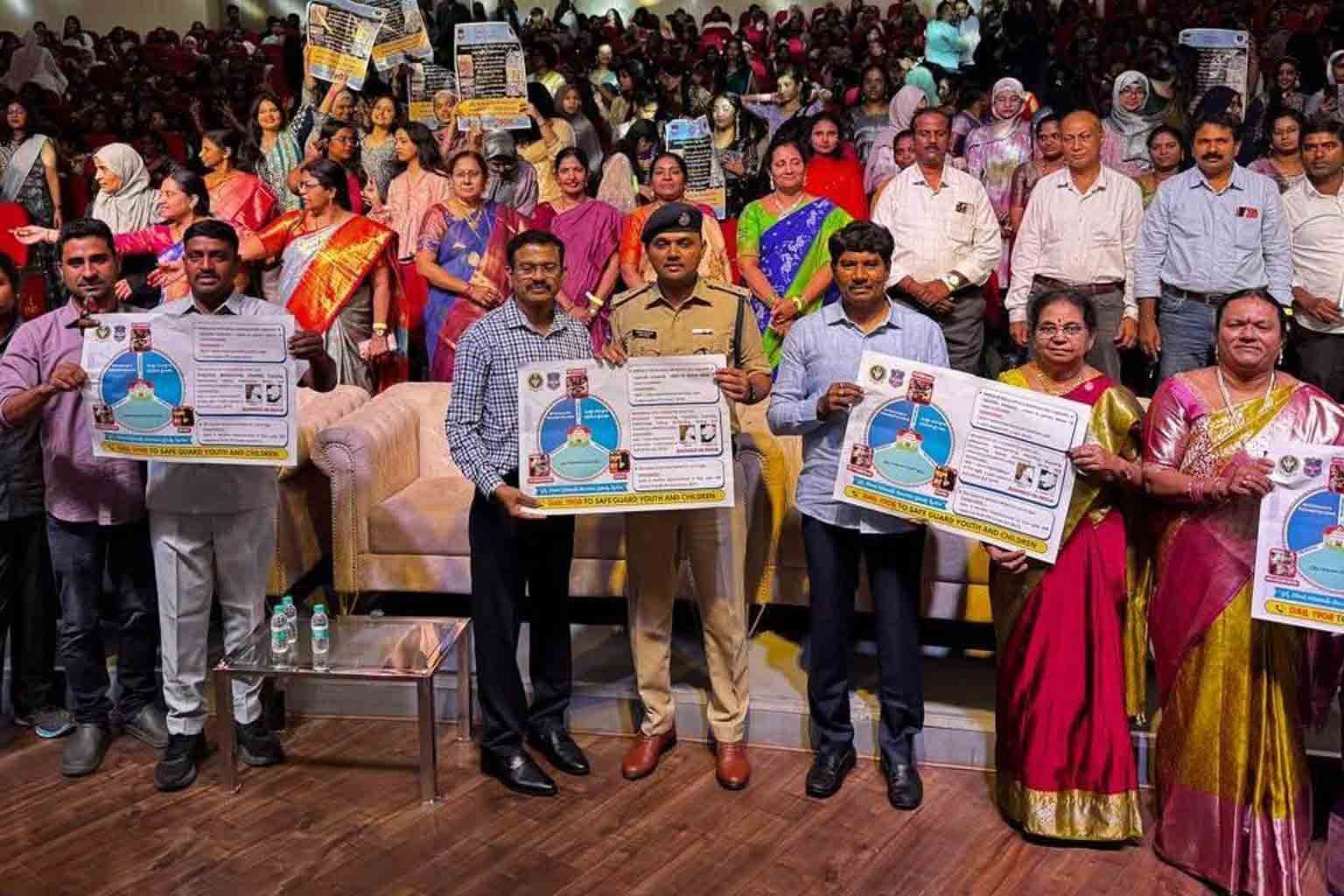 Hyderabad Police Conduct Anti Drug Awareness