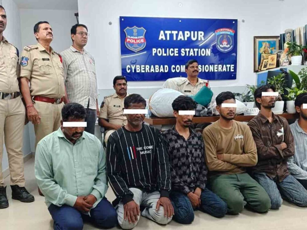 Hyderabad Police have busted a marijuana smuggling