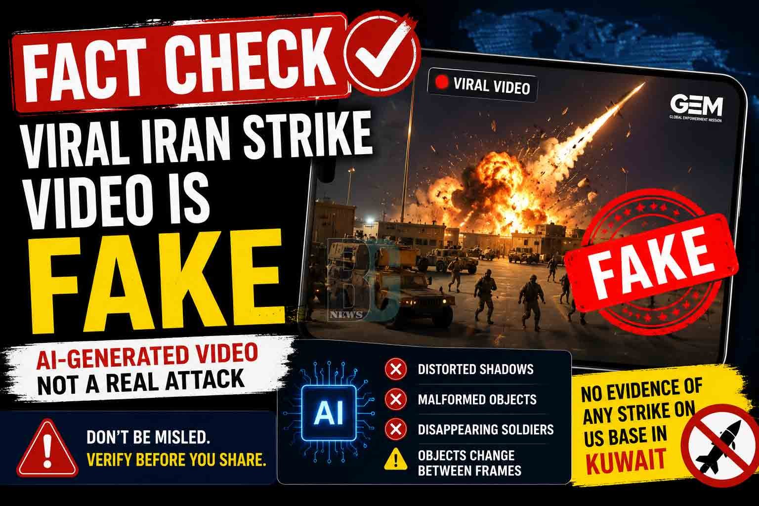 Iranian Missile Strike on US Base in Kuwait