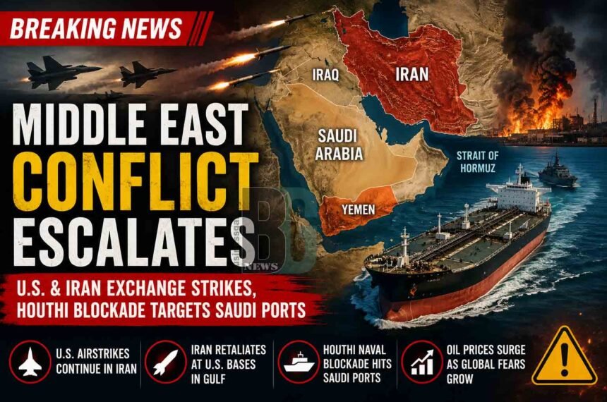 Middle East Conflict Escalates as U.S. and Iran Exchange Strikes