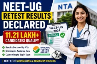 NTA Releases NEET-UG Retest Results