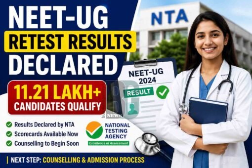 NTA Releases NEET-UG Retest Results