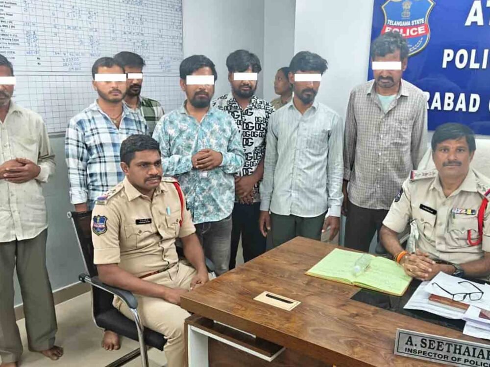 Rajendranagar Task Force, Attapur Police Bust Card Gambling Racket