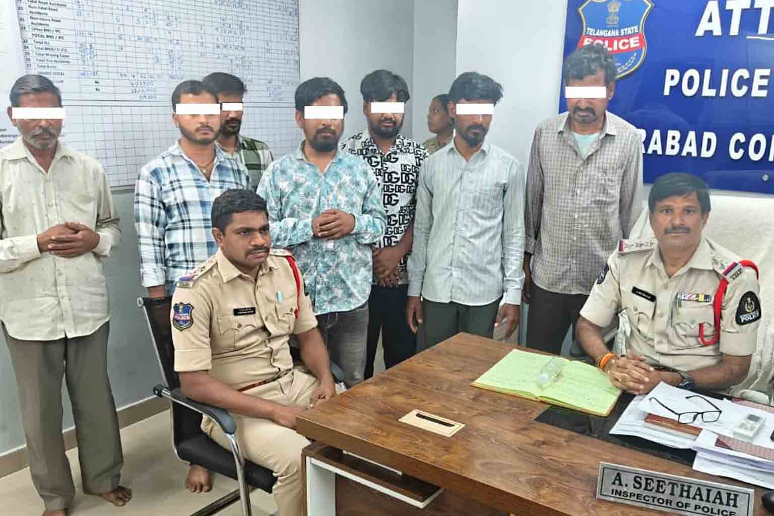 Rajendranagar Task Force, Attapur Police Bust Card Gambling Racket