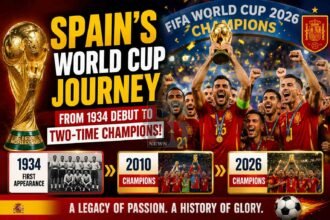 Spain's FIFA World Cup Journey