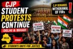 Student Protests Continue in Delhi & Bihar