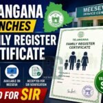 Telangana Launches Family Register Certificate