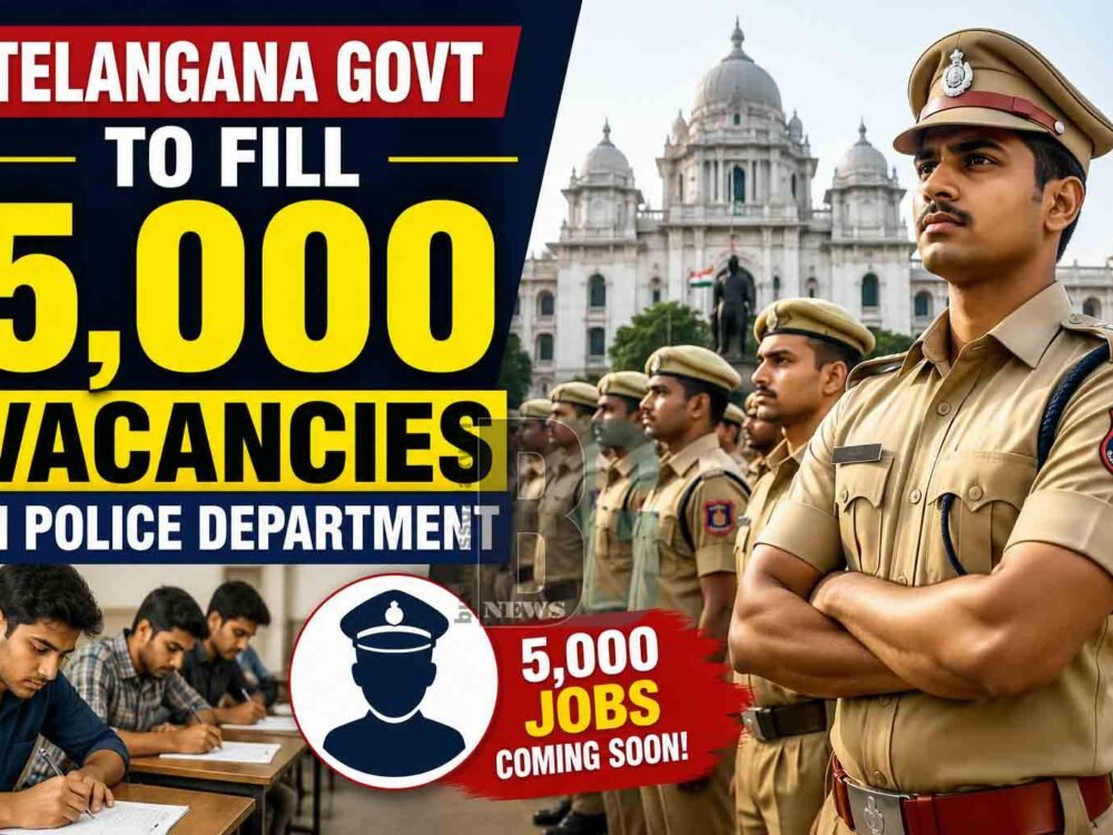 Telangana police recruitment announcement