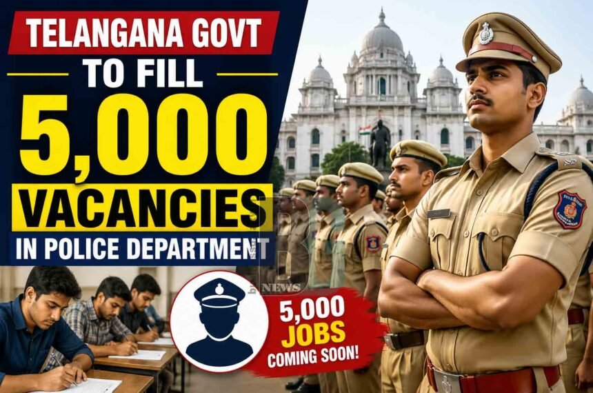 Telangana police recruitment announcement
