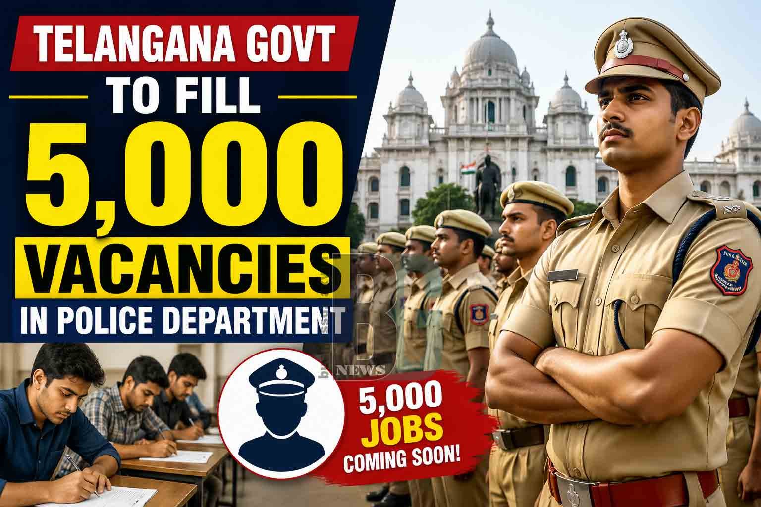 Telangana police recruitment announcement