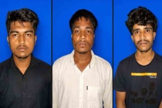 Three men were arrested in Assam