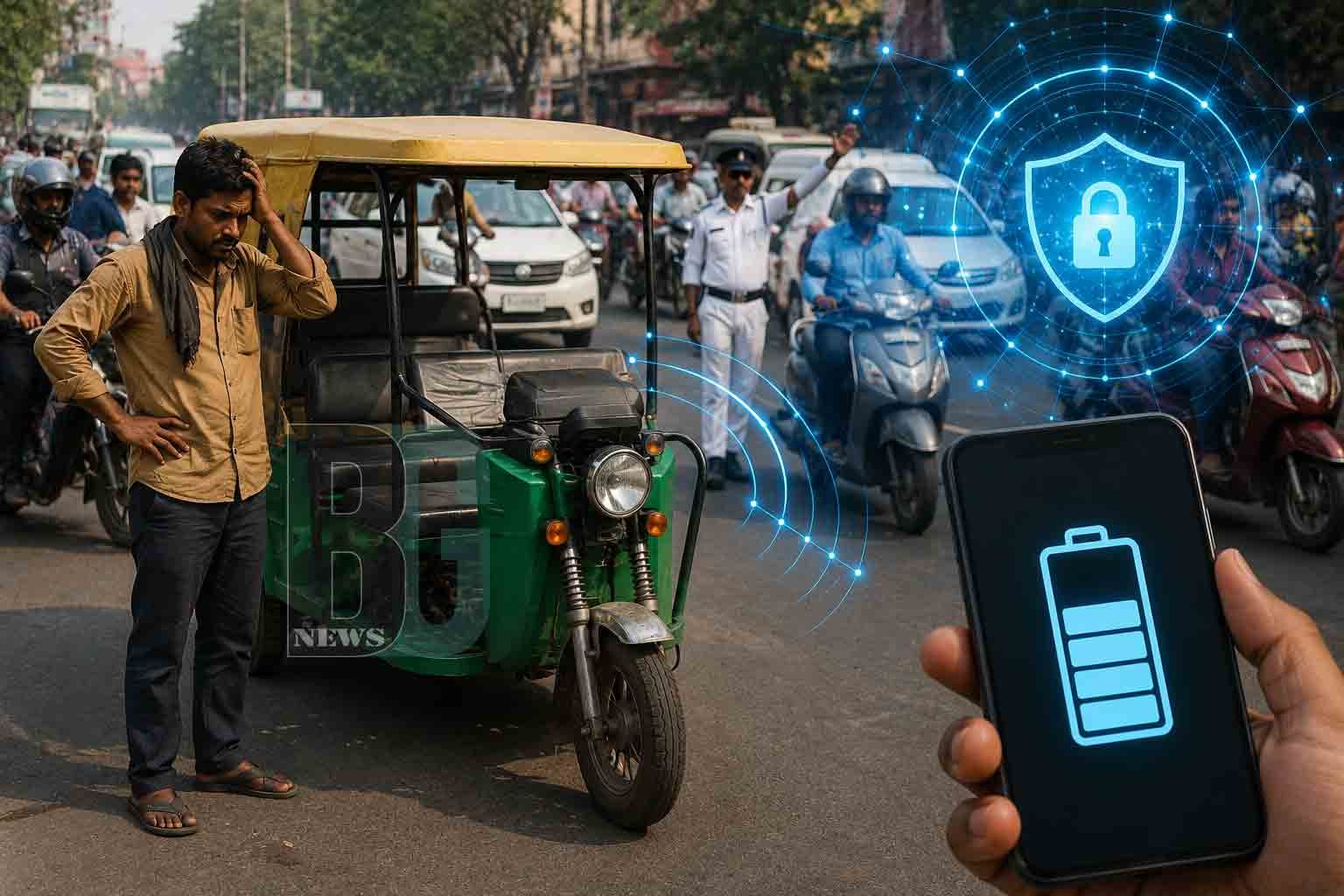 Viral App Targets E-Rickshaw Drivers
