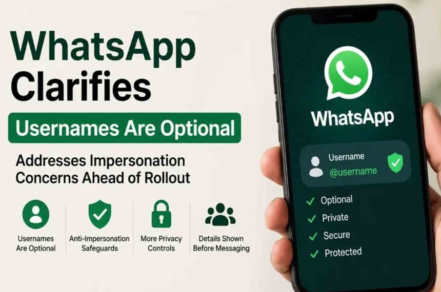 WhatsApp username features