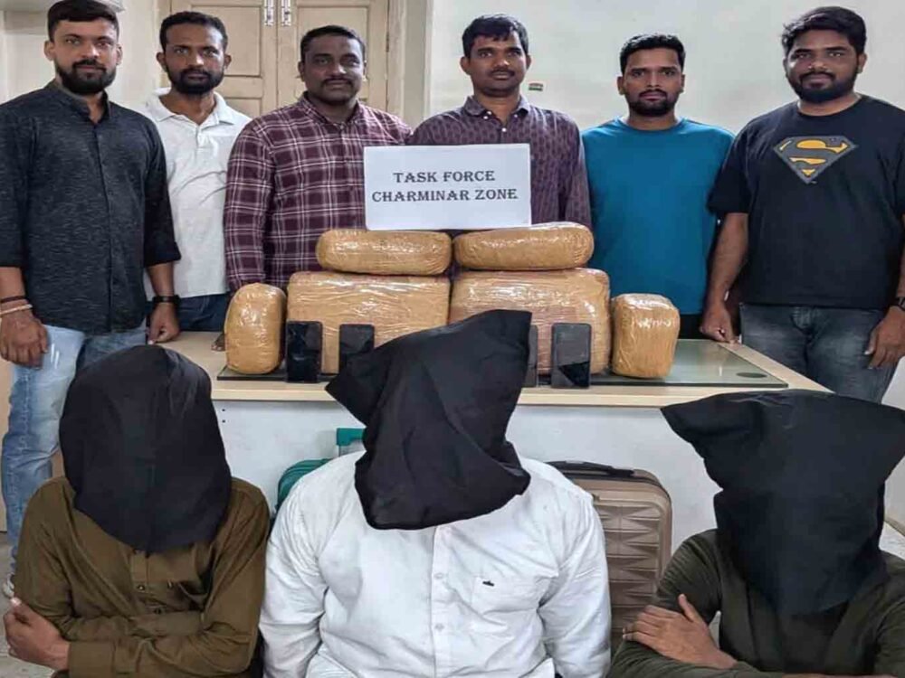 Hyderabad Police Bust Interstate Ganja Racket