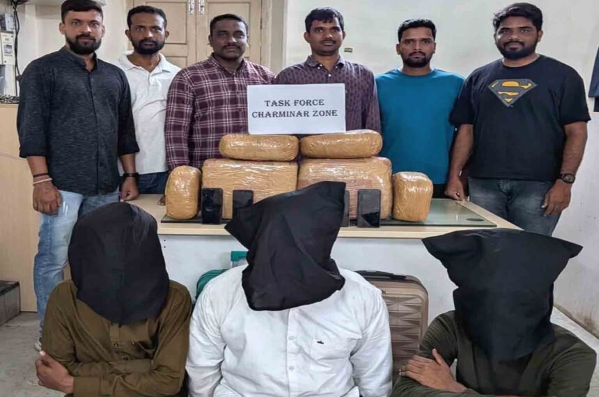 Hyderabad Police Bust Interstate Ganja Racket