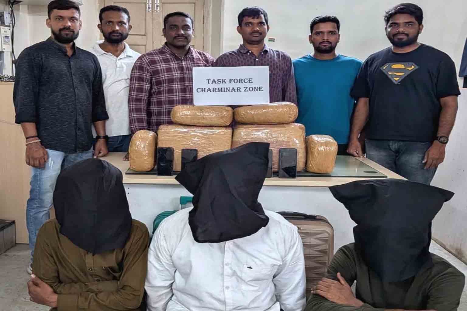 Hyderabad Police Bust Interstate Ganja Racket