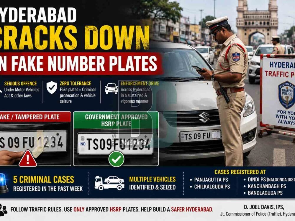 Hyderabad Cracks Down on Fake Plates
