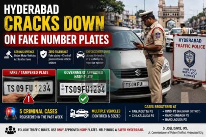 Hyderabad Cracks Down on Fake Plates