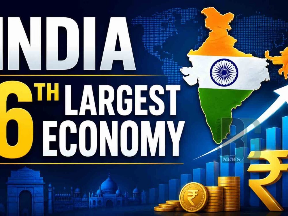 INDIA 6TH LARGEST ECONOMY