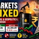 Indian Markets End Mixed as Crude Oil and Geopolitical Risks