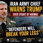 Iran Army Chief Warns Trump Over Strait of Hormuz