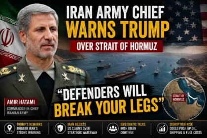 Iran Army Chief Warns Trump Over Strait of Hormuz