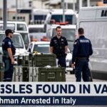 Italian police and customs officers