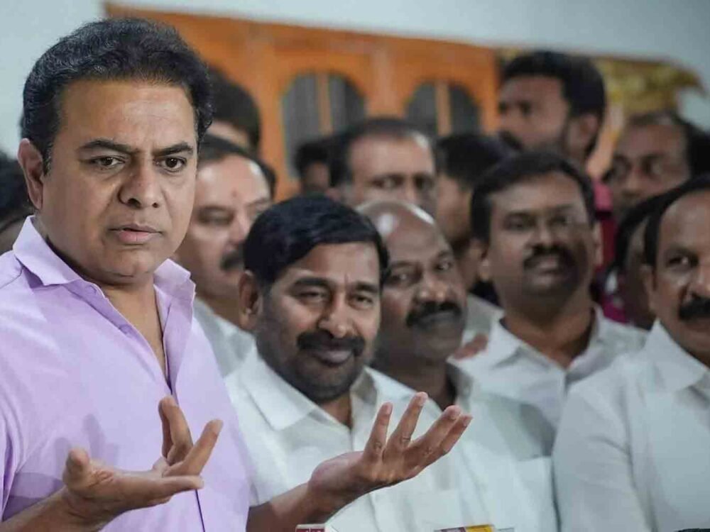 KTR Warns Protest at Rahul Gandhi Residence Over Job Promises