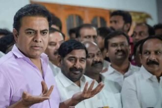 KTR Warns Protest at Rahul Gandhi Residence Over Job Promises