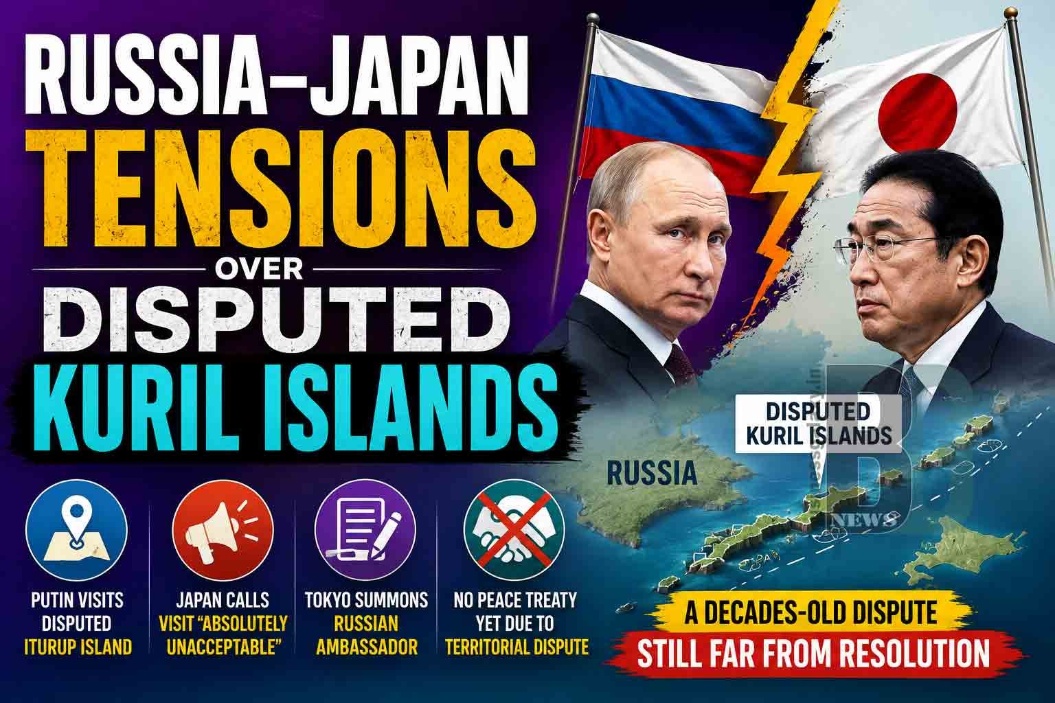 Russia–Japan Tensions Over Kuril Islands