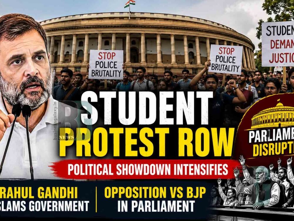 Student Protest Row Parliament Showdown