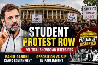 Student Protest Row Parliament Showdown